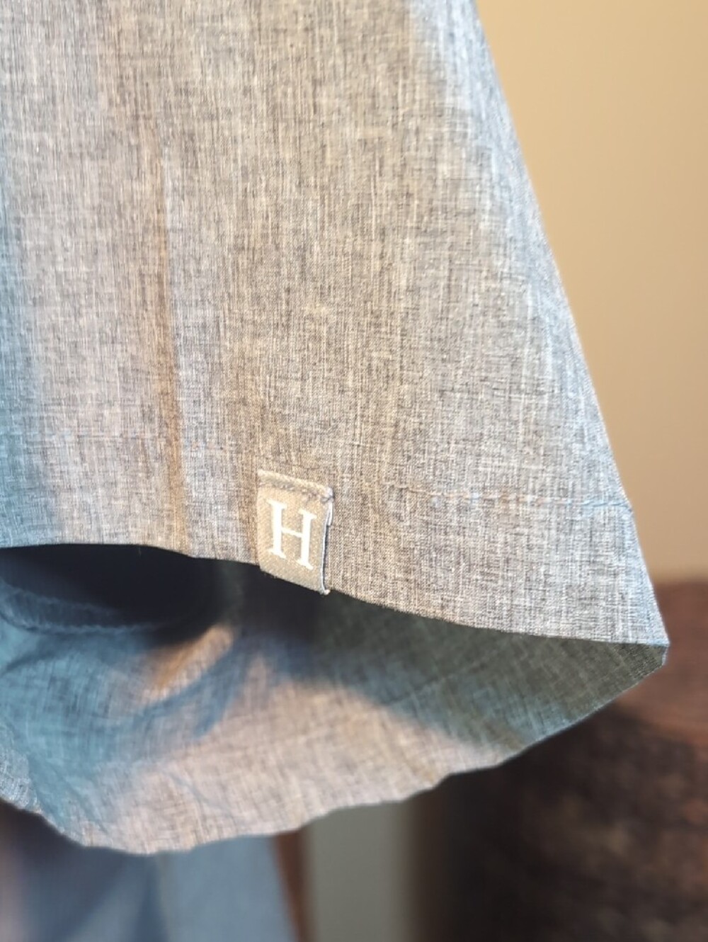 Hanes Comfort Fit Gray Scrub Top Hospital Vet Tech 3XL - Picture 9 of 12